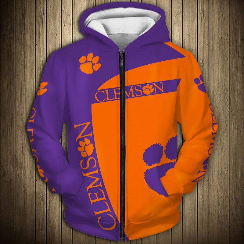 Clemson Tigers Zip-Up Hoodie - Show Your Support